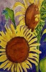 2 Sunflowers by Donna Wilson