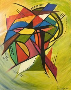 Art From The Heart 2025 Abstract Sandy Hampel