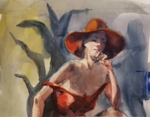 Bob Doughty - Girl in a Red Hat