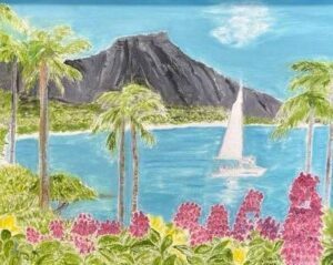 Hawaiian Island Sailing by Marcella Casper