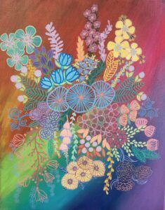 Art From The Heart 2025 Kelly Ramdeen Clutch of Color
