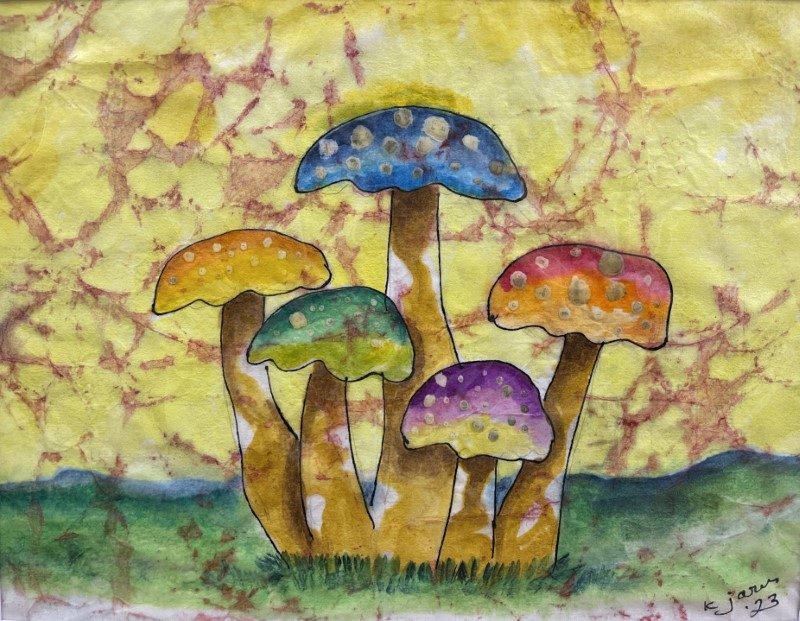 Mushroom Family by Kurt Jarvis
