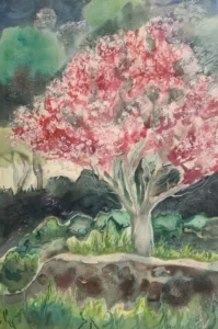 Nancie Doughty - Ginny's Pink Tree
