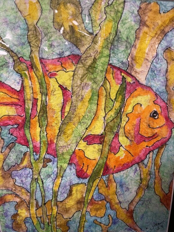 Orange Fish by Kurt Jarvis