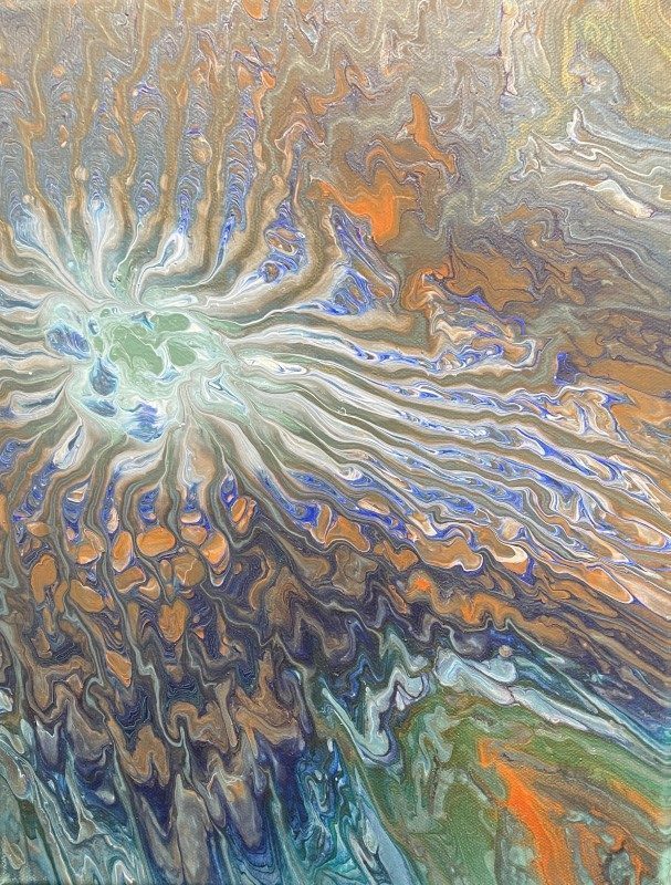 Paint Pour by Mary Goodman