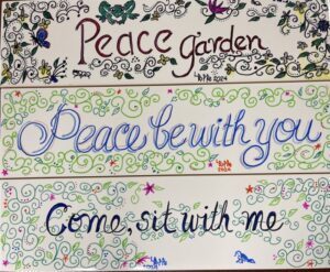 Painted Tiles x3 by Lynn Poppe