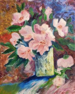 Art From The Heart 2025 Patricia Senkow Flowers in Vase