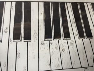 Repurposed Pallet Keyboard by Kurt Jarvis