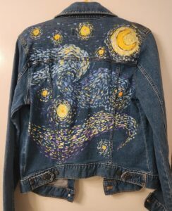 Art From The Heart 2025 Starry Starry Night Jacket by Barbara Chemello