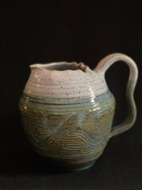 Stoneware Small Pitcher by Celeste Perkins
