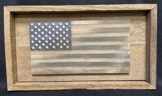 Repurposed Wood American Flag Stan Kliebenstein