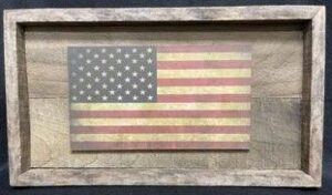Repurposed Wood American Flag Stan Kliebenstein