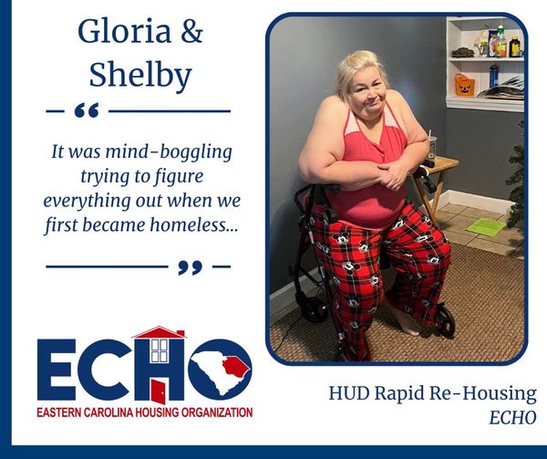 It was mind-boggling trying to figure everything out when we first became homeless... - Gloria & Shelby